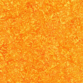 Tonga Brightside Orange Autumn Leaves Batik - B2734 Orange - 75