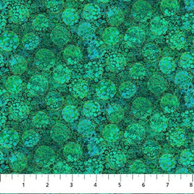 Shimmer Paradise Bubbles Green Metallic 25244M-76