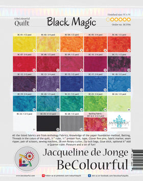 Be Colourful Black Magic Pattern BC1706