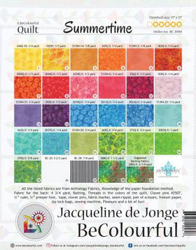 Be Colourful Summertime Pattern BC2004