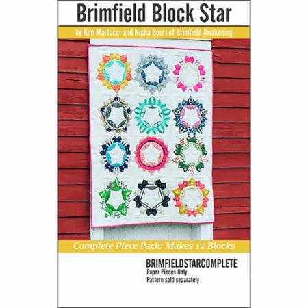 Brimfield Block Star Paper Pieces - Quilting by the Bay