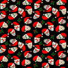 Christmas Sugar Skulls Black FUN-C8455-BLACK - Quilting by the Bay