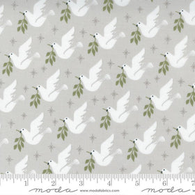 Christmas Morning Silver Lovey Dovey Bird Dove Peace 5141 12