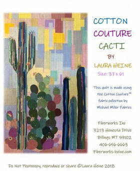 Cotton Couture Cacti Pattern by Laura Heine