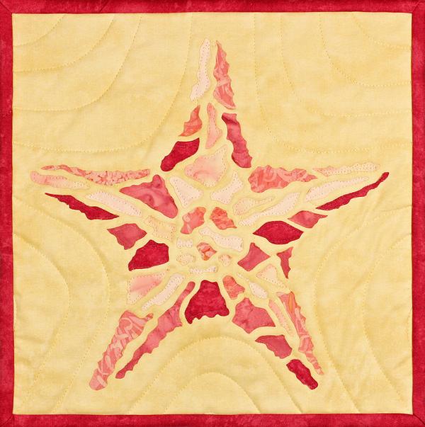 Sewquatic Starfish Pink - Quilting by the Bay