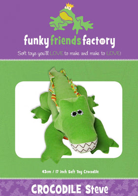 Crocodile Steve Pattern by Funky Friends Factory