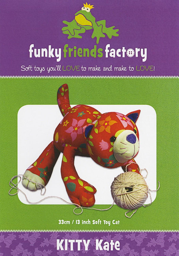 Kitty Kate Pattern by Funky Friends Factory - Quilting by the Bay