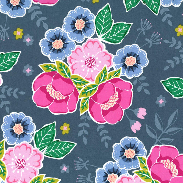 Flower Shop Periwinkle DC7859-PERI It Can Be Arranged - Quilting by the Bay