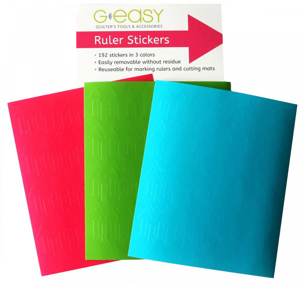 GEasy Ruler Stickers - Quilting by the Bay