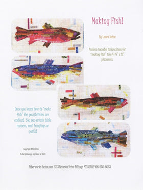 Making Fish Collage Pattern by Laura Heine