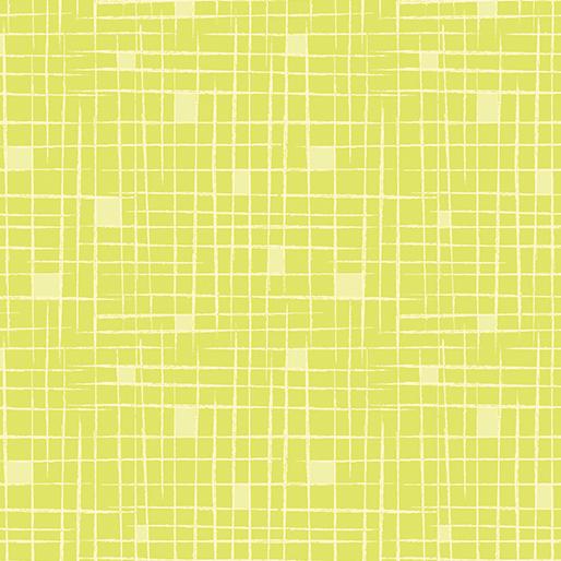 Modern Marks Light Lime Crosshatch 4666-40B - Quilting by the Bay