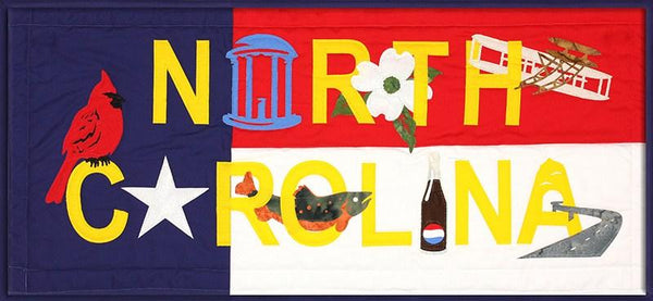 North Carolina State Pride Laser Cut Banner Kit - Quilting by the Bay