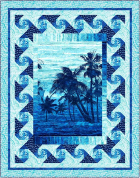 Ocean Breeze Quilt Kit featuring Palm Beach