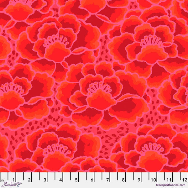 Kaffe Red Tonal Floral PWGP197.RED