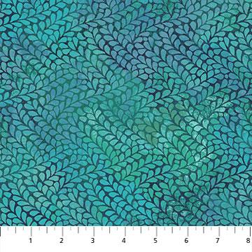 Passion Teal Small Leaves 24500 66