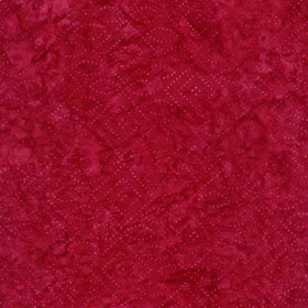 Tonga Liberty Red Geo Dots Batik - B2539 Red
