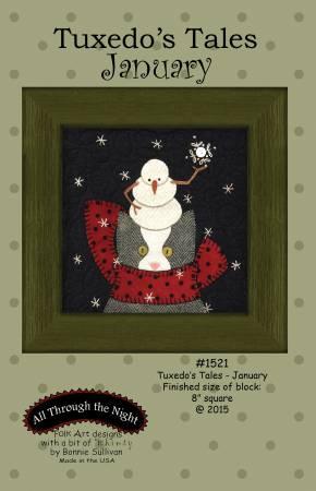Tuxedo's Tales January Pattern - Quilting by the Bay