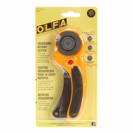 Olfa 45mm Deluxe Rotary Cutter - Quilting by the Bay