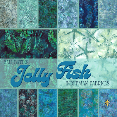 Batiks: Hoffman Jelly Fish