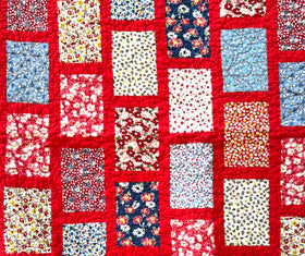 Red 30's Finished Quilt