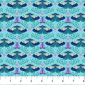 Water's Edge Turquoise Flutter 26714-63 Turquoise
