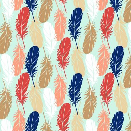 3 Wishes Mint Pachua Feathers 12942-MINT - 80