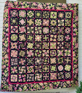 Four Patch Posie Finished Quilt