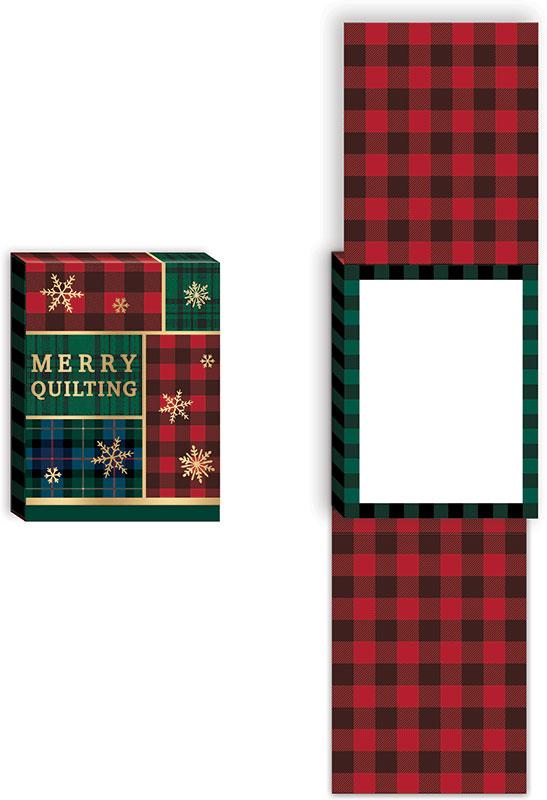 Merry Quilting Set of 4 Pocket Notepads