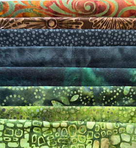 8 Half Yard Batik Bundle