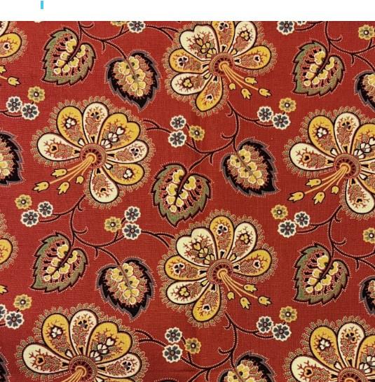 Alsace Red Multi Floral #2800
