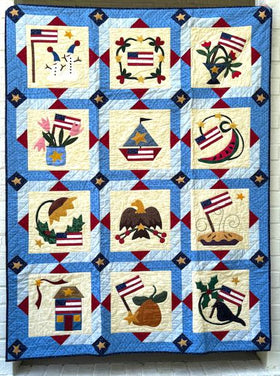 American Through the Year Finished Quilt