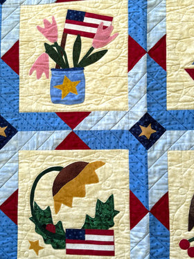 American Through the Year Finished Quilt