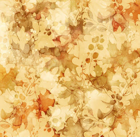 Autumn Breeze Ochre Leaf 108