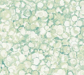 Autumn Breeze Green Bubbles DP28062-61 Teal/Green