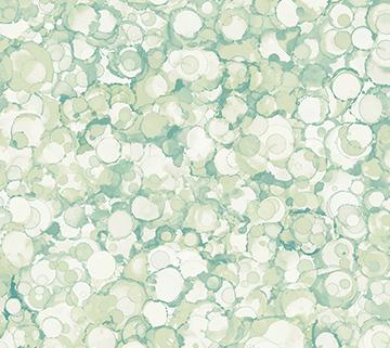 Autumn Breeze Green Bubbles DP28062-61 Teal/Green