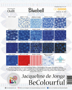 Be Colourful Bluebell Pattern by Jacqueline de Jonge BC2302