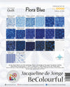 Be Colourful Flora Blue Pattern by Jacqueline de Jonge BC2306