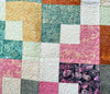 Bright Pastels Batik Finished Quilt