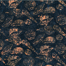 Bali Batik Along the Shores Seashells Blacklight - 20