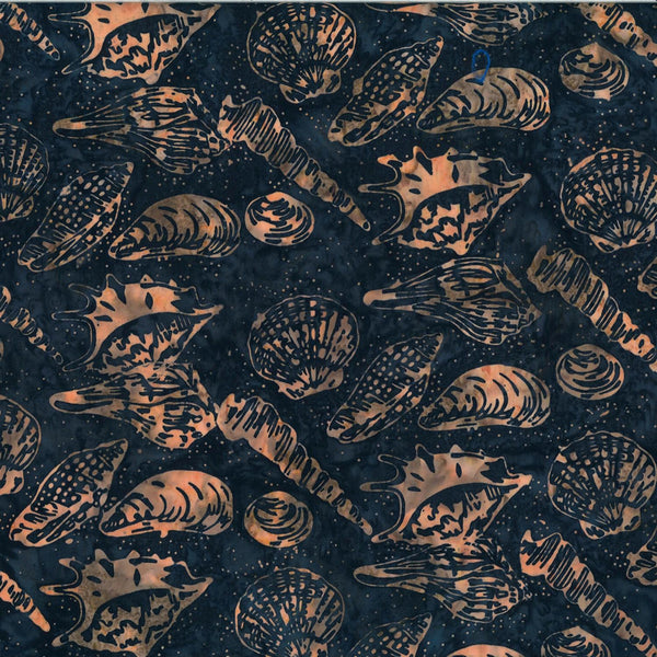 Bali Batik Along the Shores Seashells Blacklight - 20