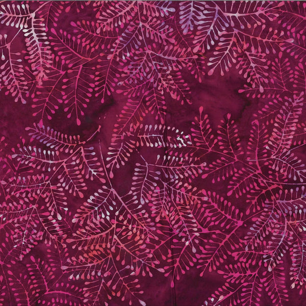 Bali Batik Burgundy Fern R2280-38 - 83