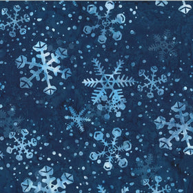 Bali Batik Navy Snowflake V2523-19 Navy - 75