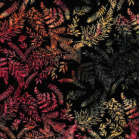 Bali Batik Tropical Mixed Leaves Shirley Temple T2378-713-TROPICAL - 66