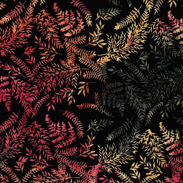 Bali Batik Tropical Mixed Leaves Shirley Temple T2378-713-TROPICAL - 66