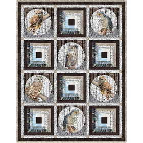 Barn Owl Digital Top Digital Quilt Top