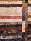 Batik Strips Finished Quilt