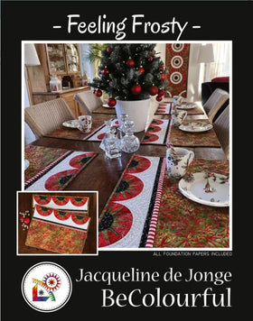 Be Colourful Feeling Frosty Pattern  by Jacqueline de Jonge