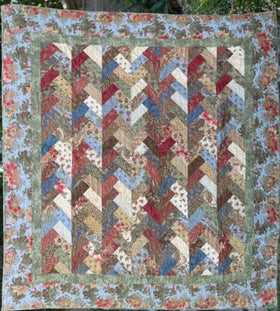 Blue Braid Finished Quilt