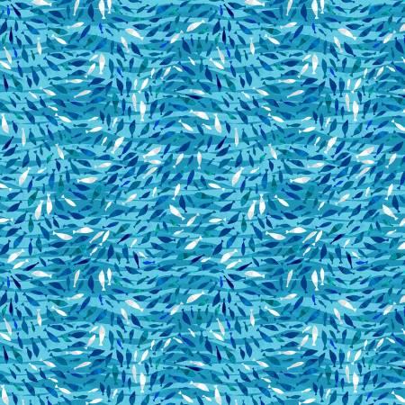 Blue School of Fish 52972D-8 - 84