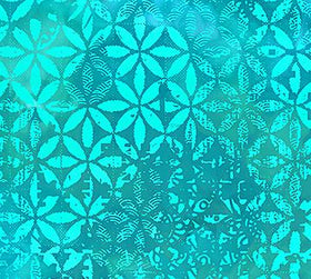Boho Blooms Turquoise Petal Grid DP27784-64
